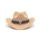 thumbnail image 3 of Minnieouse Sombrero formal de estilo étnico único, transpirable y ligero, sombrero de vaquero occidental de cachemira Sombreros azul oscuro, 3 of 6