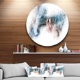 thumbnail image 1 of Designart - Man Playing A Guitar Watercolor' Contemporary Metal Circle Wall Art, 1 of 4
