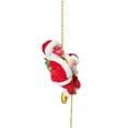 thumbnail image 2 of Adornos Navideños Fiudx Papá Noel Escalada Eléctrica Colgando, 2 of 5