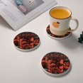 thumbnail image 2 of Posavasos de tierra de diatomeas absorbente Berserk, el aislamiento antideslizante de tierra de diatomeas sin olor protege la superficie de la mesa contra daños Talla única, 2 of 7