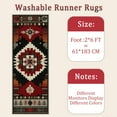 thumbnail image 6 of Hallway Runner Rug 2'x6' Washable Area Rugs Non Slip Laundry Rug Runner Floor Carpet Runners for Hallways Entryway Laundry Room Kitchen, 6 of 11