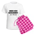 thumbnail image 5 of CafePress - Under New Management Just Married Pajamas - Women's Short Sleeve Print T-Shirt and Pants Light Cotton Pajama Set, 5 of 7