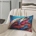 thumbnail image 5 of Rateoe Colorful Ocean Sea Turtle Pattern Pillow Covers with Invisible Zipper(Pillows are not Included) Standard Pillowcases-20"x30", 5 of 6