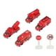 thumbnail image 1 of Juego de 4 Uds de modelos de coches de aleación, juego de coches de juguete, serie de la ciudad, puertas abiertas, modelo de camión de juguete, 1 of 8