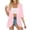f07#Pink, variant on Kimonos for Women Chiffon Open Front Puff Sleeve Flowy Loose Sheer Summer Cardigan Lightweight Beach Cover Ups, S-2XL
