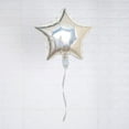 thumbnail image 2 of Efavormart 2 Pack 16" Silver Aluminum Foil 4D Star Balloons Wholesale Mylar Balloons, 2 of 8