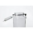 thumbnail image 3 of Transparent Clear Acrylic Airtight Jar Canister with Locking Clamp Lids 70-Ounce,Food Storage Container 11.6-Inchx3.9-Inch, 3 of 4