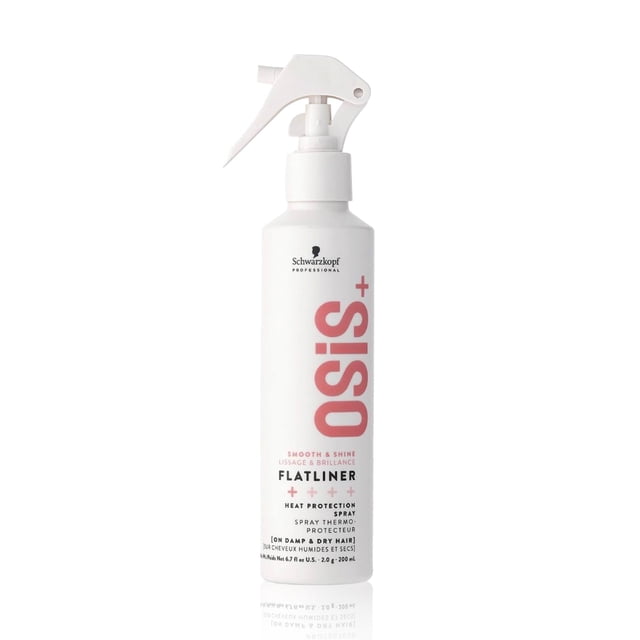 OSIS - Flatliner Spray Protector Térmico 200 ml, Reduce Encrespamiento, para Cabello sin Enredos y Suave, Fijación Ligera, Ofrece Suavidad y Brillo, para Usar Junto a Herramienta