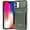 Midnight Green, variant on For iPhone 16 6.1 inch Ultimate U Design Hybrid with Camera Window Covering - Black