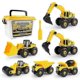 thumbnail image 1 of Bjxy Take-apart Construction Vehicles Excavators Truck Toy Diy Building Educational Gift Toys For Boys Girls, 1 of 5