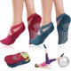 thumbnail image 2 of Guardurnaity Calcetines de yoga antideslizantes para mujer, calcetines ligeros y acogedores para Pilates, ballet, danza, vendaje, calcetines de Medias, 2 of 6