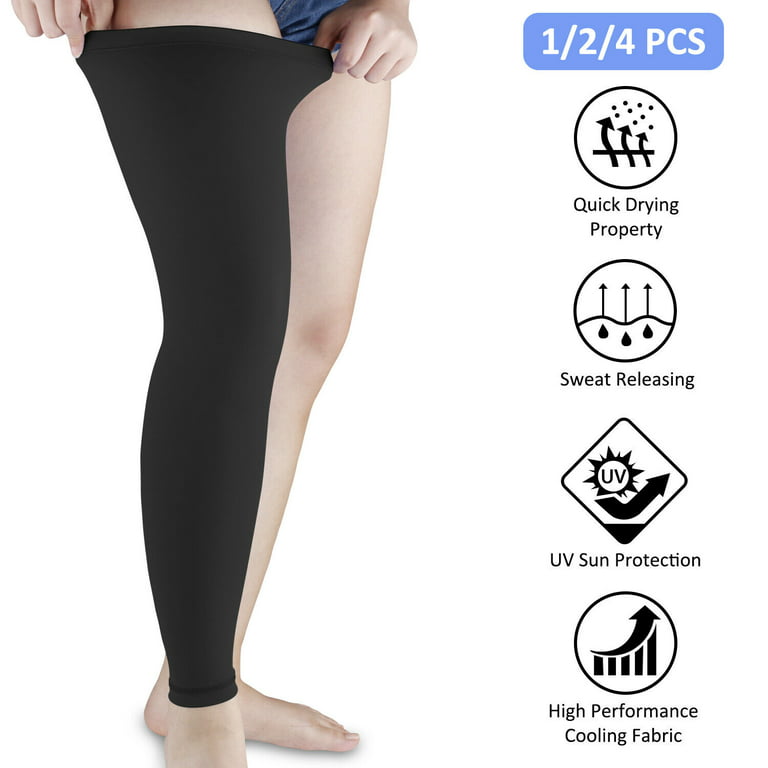 Htwon Men Women Calf Leg Support Varicose Veins Knee Compression Sleeve  Socks Stocking