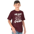 thumbnail image 5 of He Got Game Crewneck T Shirts Boy Girl Teen Brisco Brands XS, 5 of 6