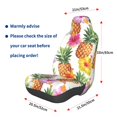 thumbnail image 3 of Balery Hawaiian Pineappl Funda de Asiento para Auto con Diseño - Cubierta Frontal Suave y Transpirable con Protector Antideslizante- 1 Unidad, 3 of 5