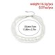 thumbnail image 4 of Collar de perlas color crema y blanco sintético, collar de varias capas, 4 of 5