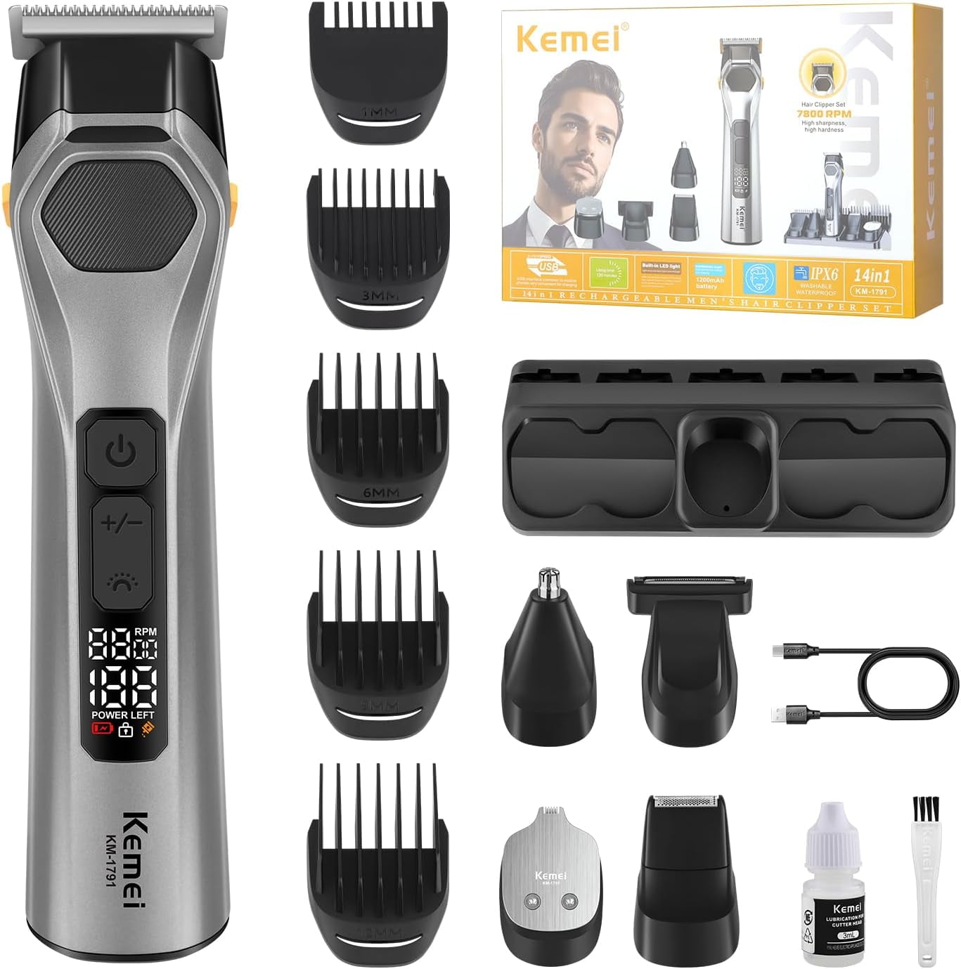 ★4本セット★PHILIPSMASTER SDW-TGMini 50W生産終了品 Philips Norelco Multigroom 9000 - 21 Piece Men's Grooming Kit with