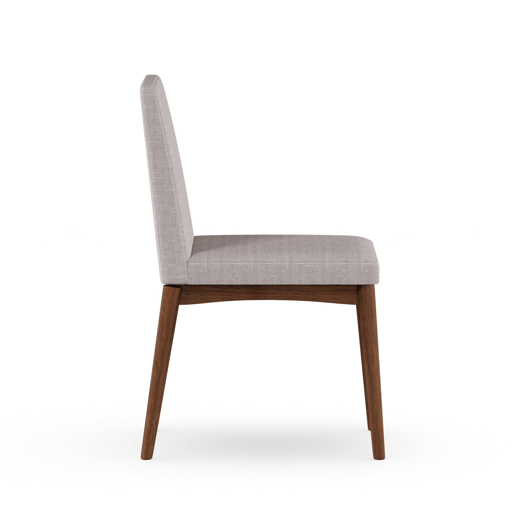 Bellamy Studios Pierre Indoor Dining Chairs, Set of 2, Walnut/Light Gray