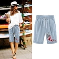 thumbnail image 4 of Birdeem Ensemble Haut et Short pour Femmes Shorts à Taille Élastique avec Cordon de Serrage, 4 of 12