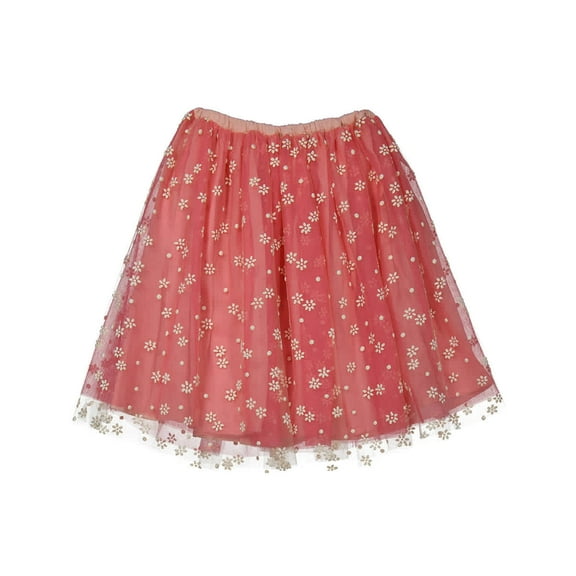 Bonton Kids Rose Bardot Tutu Tille Skirt, Size T3
