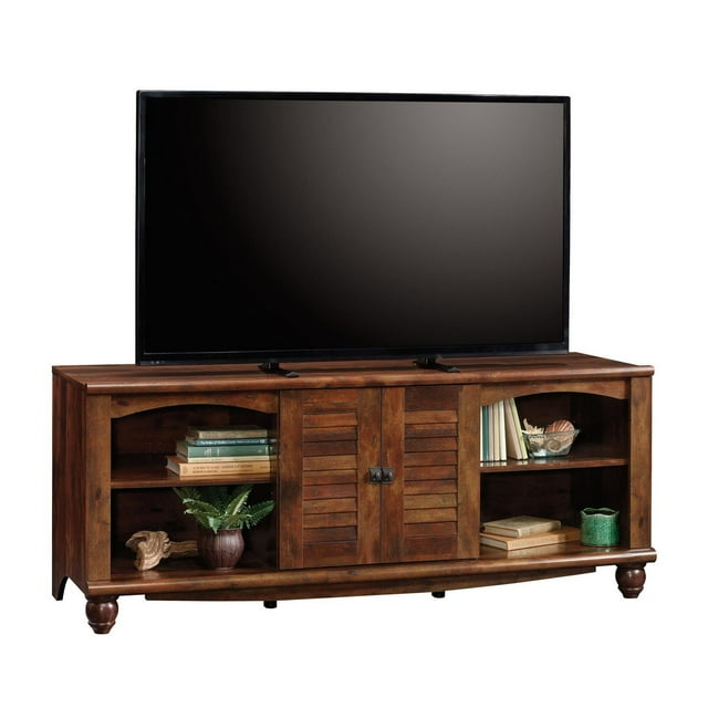 Sauder Harbor View Entertainment Credenza, Curado Cherry, 420472
