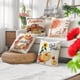 thumbnail image 4 of Autumn Pillow Covers - Pumpkin Fall Decorative Set of 4 Maple Leaf Print Throw Pillowcases for Fall Thanksgiving 18x18 Inches, 4 of 5