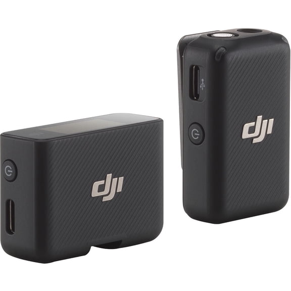 Open Box DJI Mic (1 TX + 1 RX), Wireless Lavalier Microphone, 250m Range, Compact and Ultra-Light, 14-Hour Recording, Wireless Mic for PC, iPhone, Andriod, Cameras, Record Vlogs, Live Stream