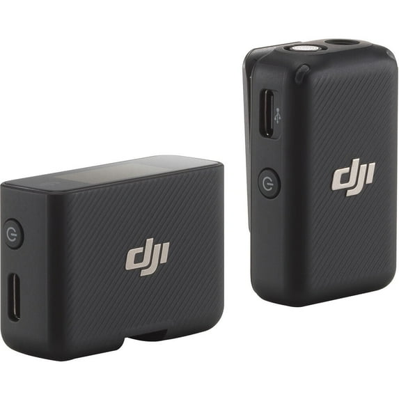 Open Box DJI Mic (1 TX + 1 RX), Wireless Lavalier Microphone, 250m Range, Compact and Ultra-Light, 14-Hour Recording, Wireless Mic for PC, iPhone, Andriod, Cameras, Record Vlogs, Live Stream