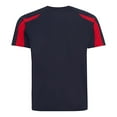 thumbnail image 2 of Just Cool Mens Contrast Cool Sports Plain T-Shirt, 2 of 3