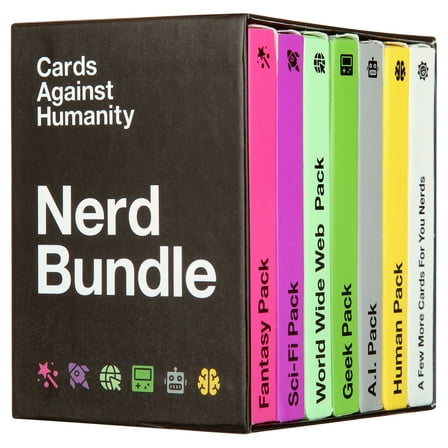 Cards Against Humanity: Nerd Bundle • 6 Nerdy Themed Packs   10 All-New Cards