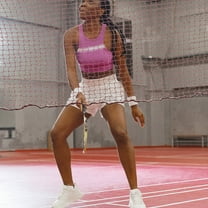 SWETRACE 1Pack Portable Badminton Net for Indoor and Outdoor Use with Rectangular Mesh