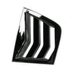 thumbnail image 3 of Spec-D Tuning Glossy Black Quarter 3-Vent Style Side Window Louvers Cover Compatible with Dodge Charger 2011-2021, 3 of 7