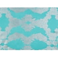 thumbnail image 2 of Zelouf Danielle Stretch Satin W/foil Print  , Sewing, DIY, Crafts Fabric by the Yard, 707 Splash/silv, 50 Yard, 2 of 2