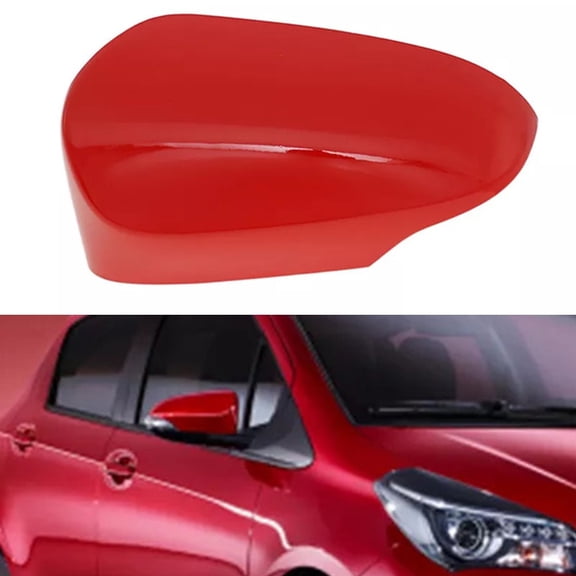 For For 2012-2019 Left Side Mirror Cover Cap Shell Assemblies Red