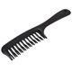 thumbnail image 3 of 8X Negro Peine De Pelo Desenredante De Diente De Doble Hilera Champú Peine Con Manejar Para Cabello Y Rizado, 3 of 8