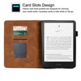 thumbnail image 2 of GSFY Case for All-New 7" Kindle Paperwhite (12th Generation-2024) and Kindle Colorsoft Signature Edition 2024, Smart Premium PU Leather Wallet Stand Protective Shell with Auto Sleep Wake, Brown, 2 of 7