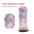 thumbnail image 4 of Felabo Kids Boys Girls Snow Boots Water-Resistant Winter Boots with Warm Lining & Anti-Slip Sole (Little Kid/Big Kid), 4 of 8