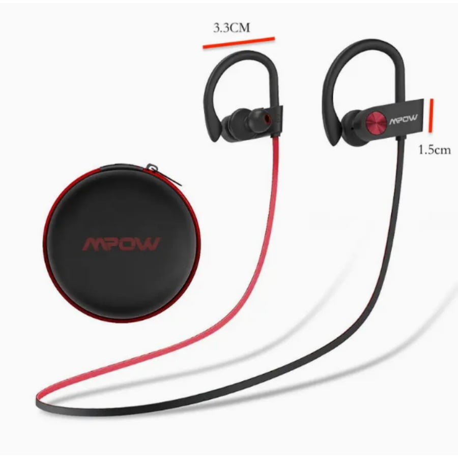 Wireless Sports Headphones, 12-Hour Battery Life, Comfortable Ear Hooks, High-Definition Sound Quality, Low Latency, Suitable for Fitness and Running