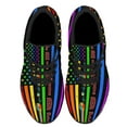 thumbnail image 2 of LGBT Pride Shoes Sneakers for Women Men Black Size 11, 2 of 7