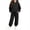 Black, variant on CYRBOKO Girls Sweatsuits 2pcs Sets 7-8, Half Zip Casual Lightweifht Fleece Lined Long Sleeve Zip Up Hoodie and Joggers Pink Size 7-8 T