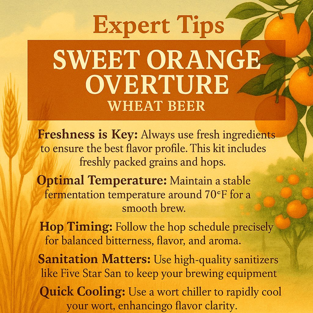 Label Peelers Sweet Orange Overture Wheat Beer Kit