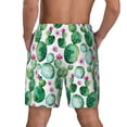 thumbnail image 4 of Haiem Cactus Plants Men'S Quick-Dry Swim Trunks: Comfortable Beach Shorts With Mesh Lining And Pockets - Ideal For Swimming And Sunbathing Xx-Large, 4 of 9
