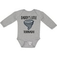 thumbnail image 3 of Inktastic Daddys Little Tornado Boys Boys Long Sleeve Baby Bodysuit, 3 of 5