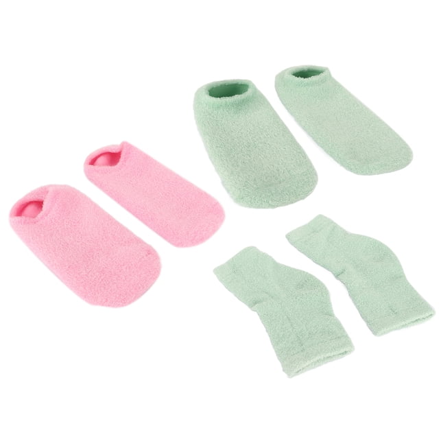Calcetines de gel para spa hidratantes mejora la rugosidad exfoliantes gel hidratante mangas para el talón para el hogar para piel agrietada ANGGREK Otros