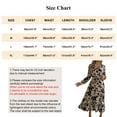 thumbnail image 4 of AUSDIOCA Long Sleeve Maxi Dress for Women Casual V Neck Garden Party Floral Dresses for Summer or Spring, 4 of 9