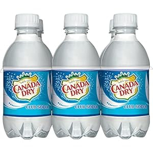 Canada Dry Club Soda, 10 fl oz plastic bottles, 6 pack--Packaging May Vary