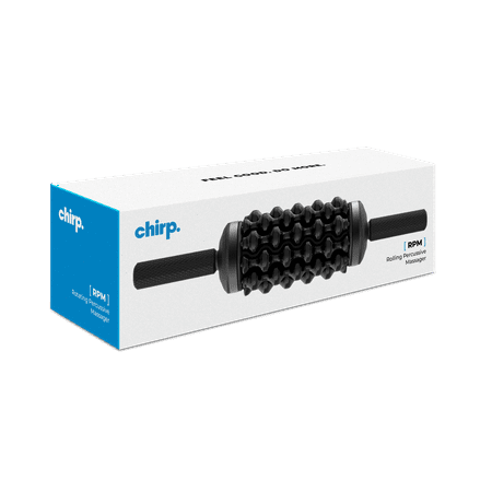 Chirp Rolling Percussion Massager - Black