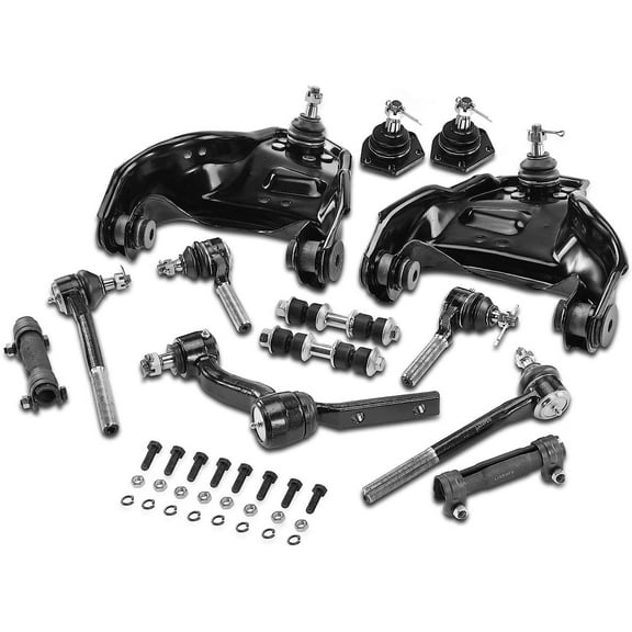A-Premium Front Suspension Kit Control Arm Ball Joint Tie Rod End Sway Bar Link Compatible with Chevrolet Blazer 1998-2005, S10 Pickup & GMC Jimmy, Sonoma & Oldsmobile Bravada & Isuzu Hombre 13-PC Set