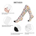 thumbnail image 5 of Lsque Drink And Cocktail Glasses Pattern Sport Compression Socks for Men & Women 15-20 mmHg Knee High Nurse Pregnant Running Medical and Travel Athletic, 5 of 6