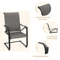 thumbnail image 2 of Sophia & William 2-Piece Patio Dining Chairs Steel Frame with E-coating - Gray, 2 of 6