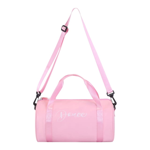 Bolsa de baile para niñas, bolsa de gimnasio, bolsa de viaje para gimnasia, bolsa deportiva de fin de semana Rosa